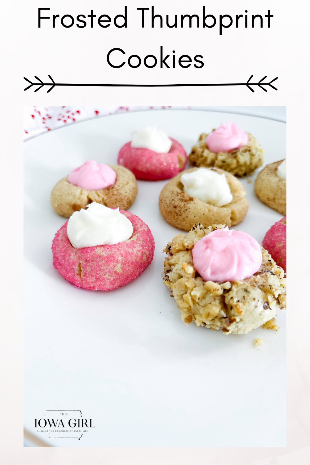 thisiowagirl - Frosted Thumbprint Cookies